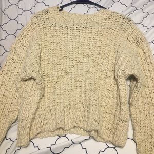 cream sweater from forever 21